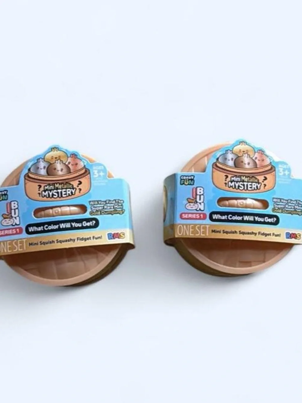 (2) Viral Mini Mystery Squishy Dumpling (Metallic Edition)